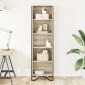 vidaXL Βιβλιοθήκη Sonoma Δρυς 50x31x169 εκ. από Επεξεργασμένο Ξύλο