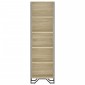 vidaXL Βιβλιοθήκη Sonoma Δρυς 50x31x169 εκ. από Επεξεργασμένο Ξύλο