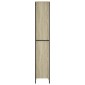 vidaXL Βιβλιοθήκη Sonoma Δρυς 50x31x169 εκ. από Επεξεργασμένο Ξύλο