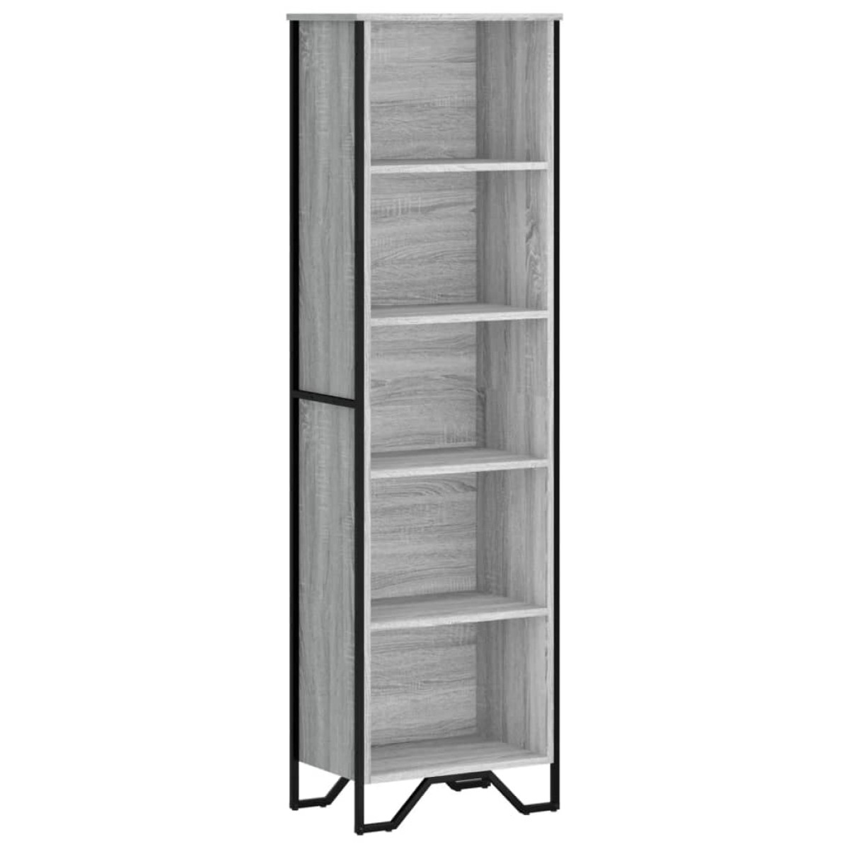 vidaXL Βιβλιοθήκη Γκρι Sonoma 50x31x169 εκ. από Επεξεργ. Ξύλο
