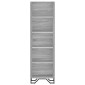 vidaXL Βιβλιοθήκη Γκρι Sonoma 50x31x169 εκ. από Επεξεργ. Ξύλο