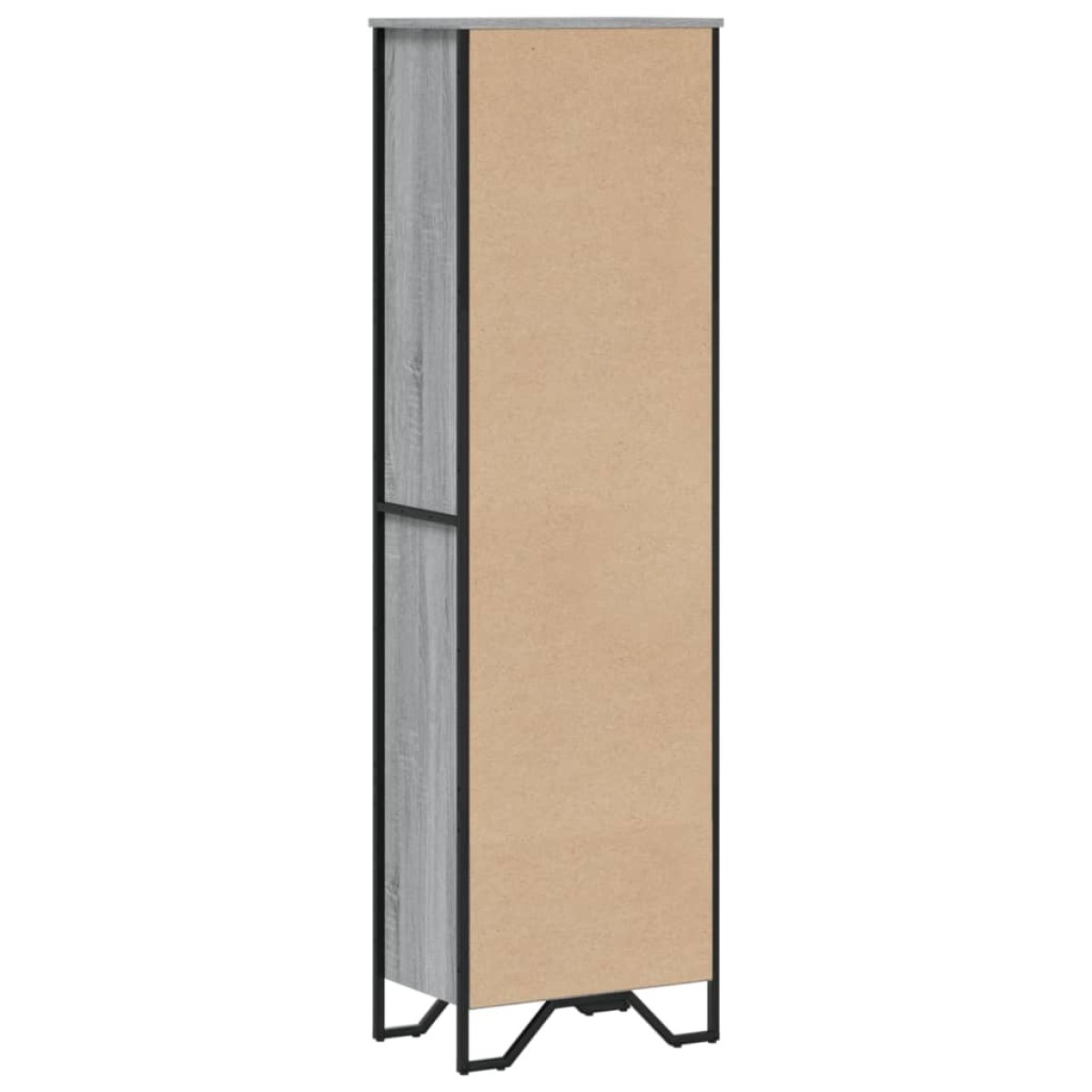 vidaXL Βιβλιοθήκη Γκρι Sonoma 50x31x169 εκ. από Επεξεργ. Ξύλο