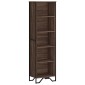 vidaXL Βιβλιοθήκη Καφέ Δρυς 50x31x169 εκ. από Επεξεργασμένο Ξύλο
