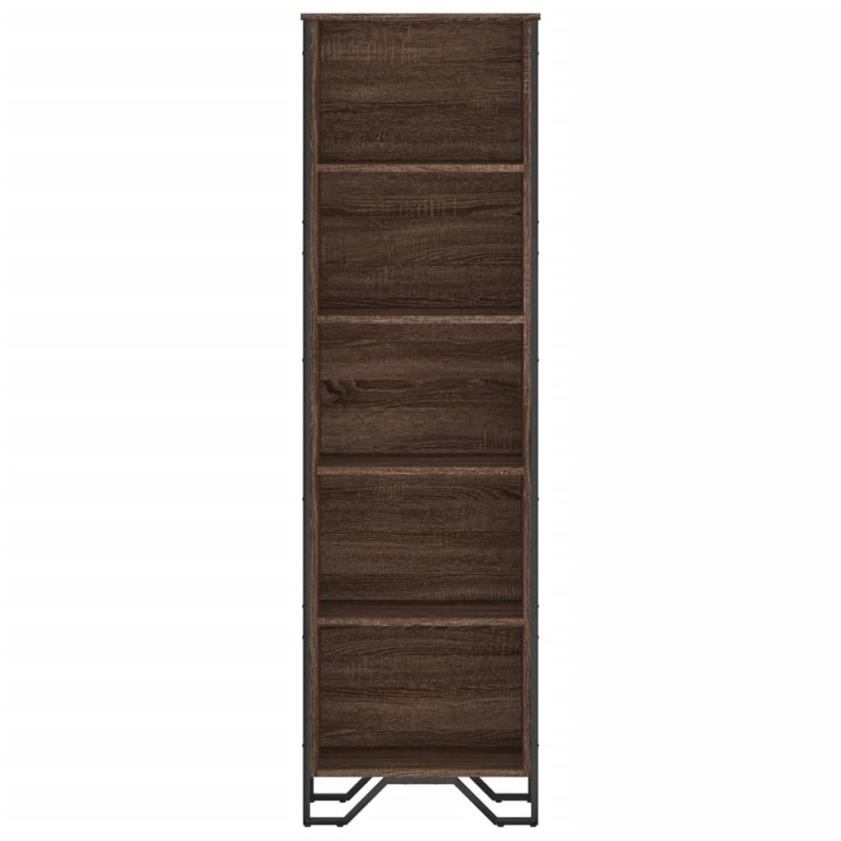 vidaXL Βιβλιοθήκη Καφέ Δρυς 50x31x169 εκ. από Επεξεργασμένο Ξύλο