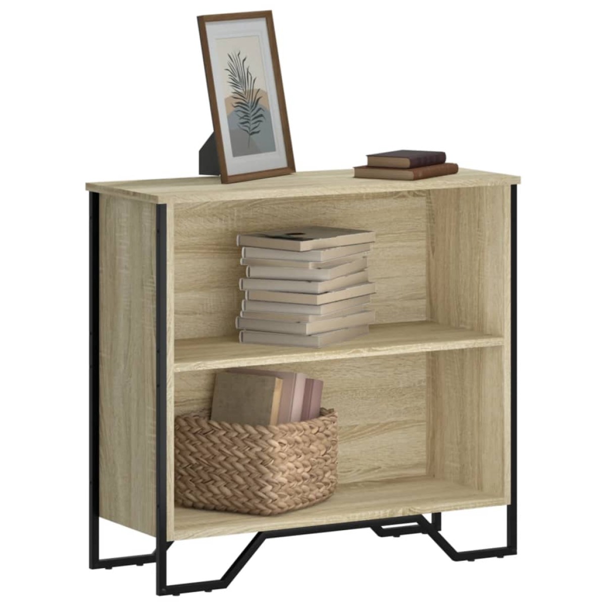 vidaXL Βιβλιοθήκη Sonoma Δρυς 80x31x74,5 εκ. από Επεξεργασμένο Ξύλο