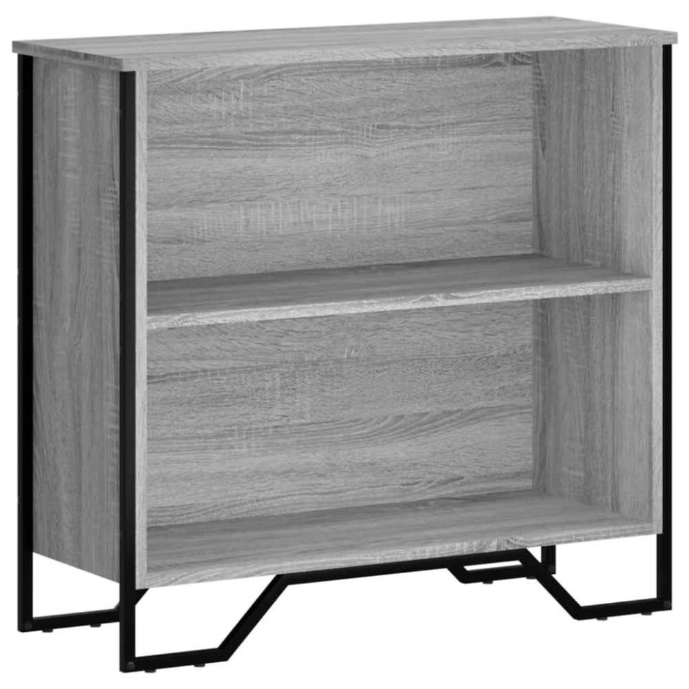 vidaXL Βιβλιοθήκη Γκρι Sonoma 80x31x74,5 εκ. από Επεξεργ. Ξύλο