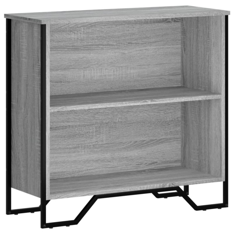 vidaXL Βιβλιοθήκη Γκρι Sonoma 80x31x74,5 εκ. από Επεξεργ. Ξύλο