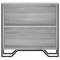 vidaXL Βιβλιοθήκη Γκρι Sonoma 80x31x74,5 εκ. από Επεξεργ. Ξύλο