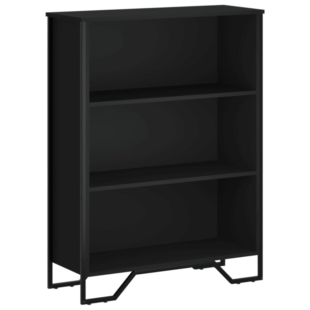 vidaXL Βιβλιοθήκη Μαύρη 80x31x106 εκ. από Επεξεργασμένο Ξύλο