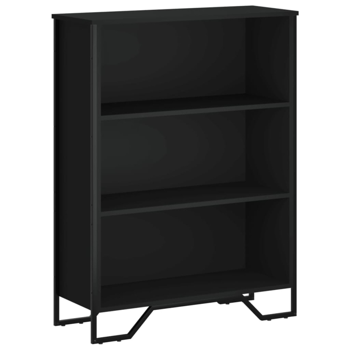 vidaXL Βιβλιοθήκη Μαύρη 80x31x106 εκ. από Επεξεργασμένο Ξύλο