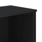 vidaXL Βιβλιοθήκη Μαύρη 80x31x106 εκ. από Επεξεργασμένο Ξύλο
