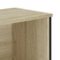 vidaXL Βιβλιοθήκη Sonoma Δρυς 80x31x106 εκ. από Επεξεργασμένο Ξύλο
