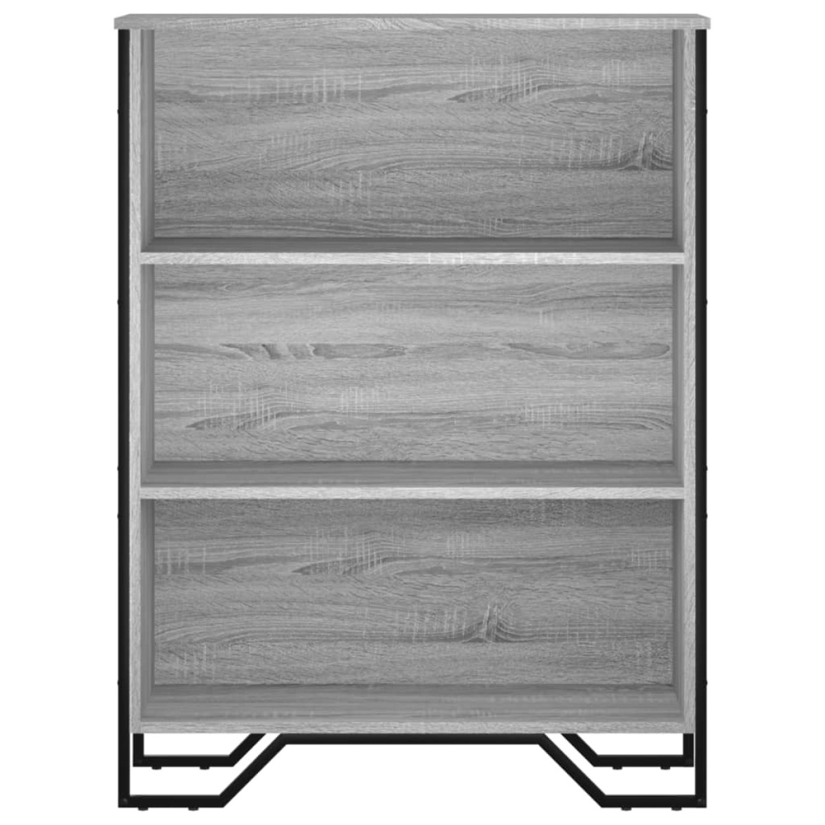 vidaXL Βιβλιοθήκη Γκρι Sonoma 80x31x106 εκ. από Επεξεργ. Ξύλο