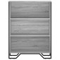vidaXL Βιβλιοθήκη Γκρι Sonoma 80x31x106 εκ. από Επεξεργ. Ξύλο