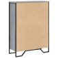 vidaXL Βιβλιοθήκη Γκρι Sonoma 80x31x106 εκ. από Επεξεργ. Ξύλο