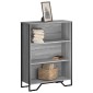 vidaXL Βιβλιοθήκη Γκρι Sonoma 80x31x106 εκ. από Επεξεργ. Ξύλο