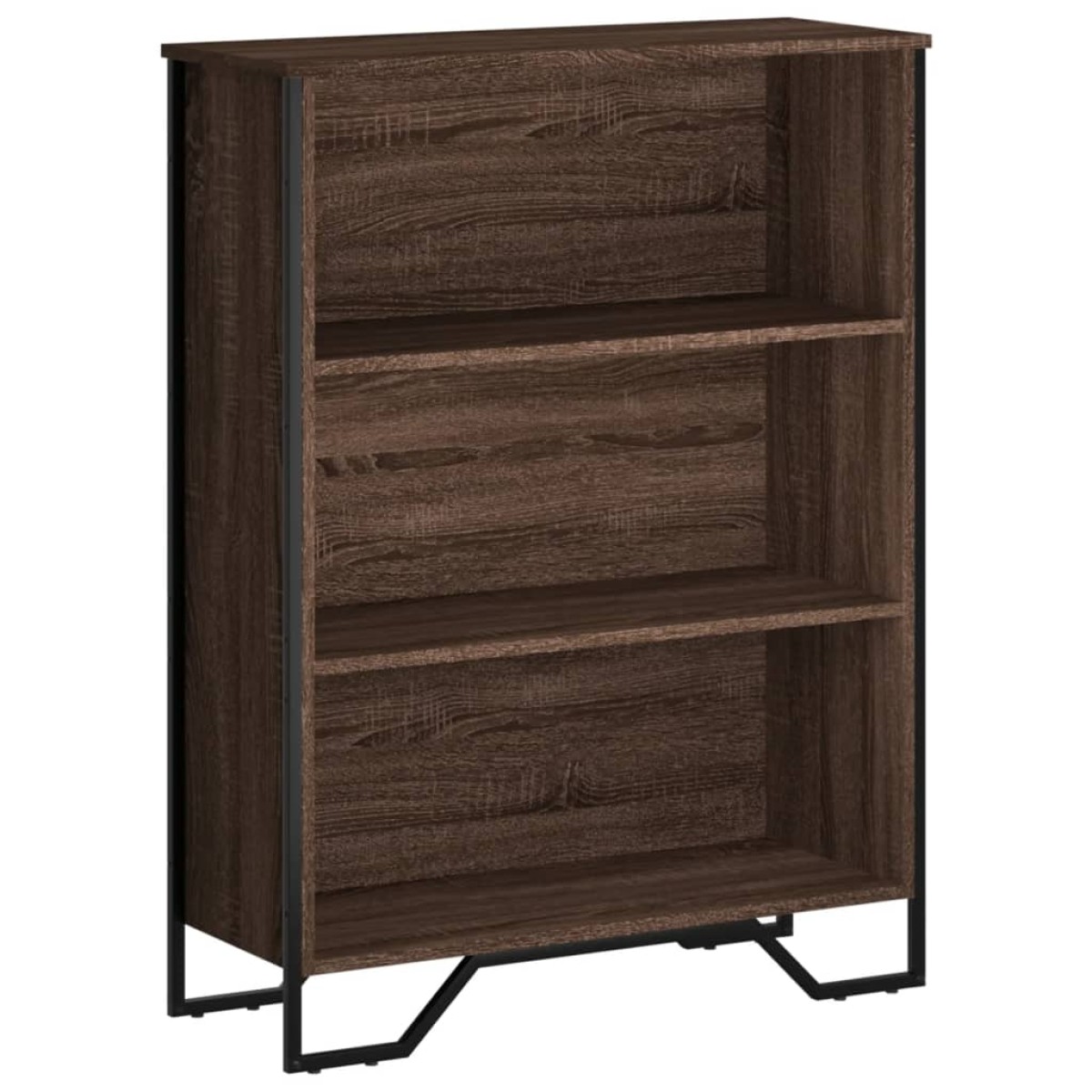 vidaXL Βιβλιοθήκη Καφέ Δρυς 80x31x106 εκ. από Επεξεργασμένο Ξύλο