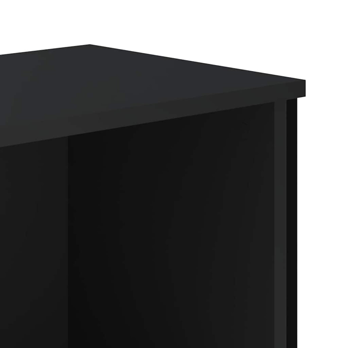 vidaXL Βιβλιοθήκη Μαύρη 80x31x137,5 εκ. από Επεξεργασμένο Ξύλο
