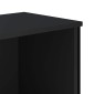 vidaXL Βιβλιοθήκη Μαύρη 80x31x137,5 εκ. από Επεξεργασμένο Ξύλο
