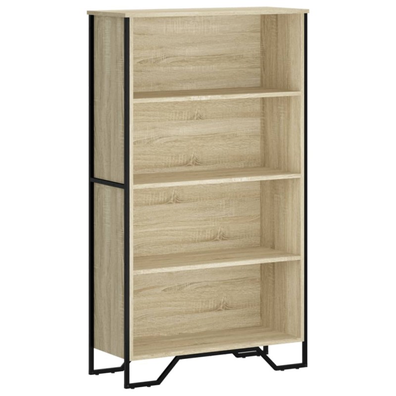 vidaXL Βιβλιοθήκη Sonoma Δρυς 80x31x137,5 εκ. από Επεξεργασμένο Ξύλο