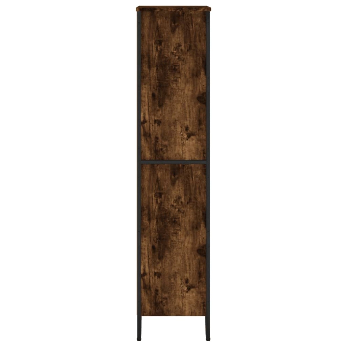 vidaXL Βιβλιοθήκη Καπνιστή Δρυς 80x31x137,5 εκ. από Επεξεργασμένο Ξύλο