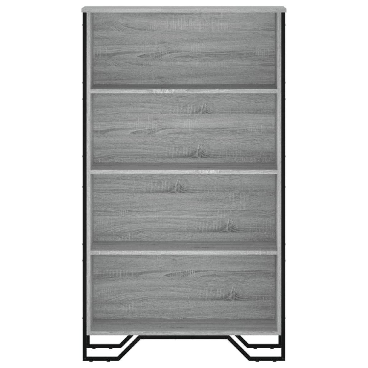 vidaXL Βιβλιοθήκη Γκρι Sonoma 80x31x137,5 εκ. από Επεξεργ. Ξύλο