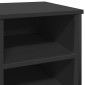 vidaXL Παπουτσοθήκη Μαύρη 90x38x61,5 εκ. από Επεξεργασμένο Ξύλο