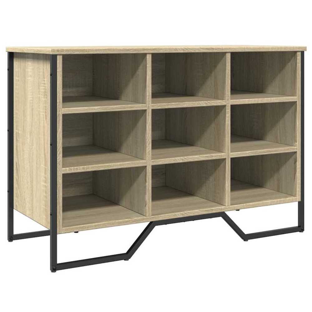 vidaXL Παπουτσοθήκη Sonoma Δρυς 90x38x61,5 εκ. από Επεξεργασμένο Ξύλο