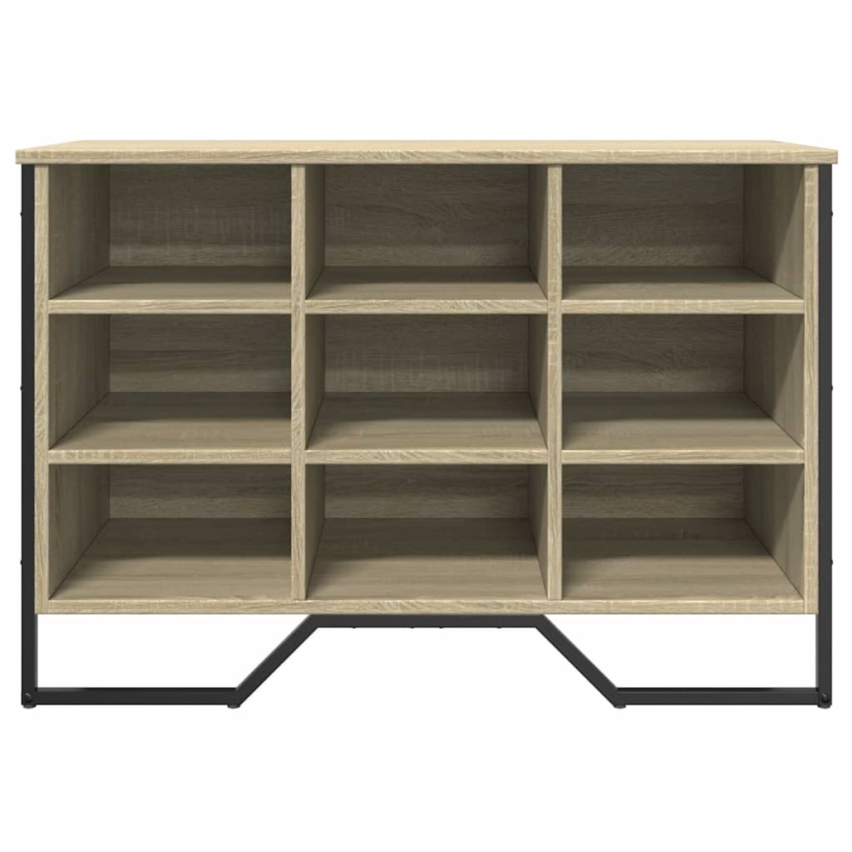 vidaXL Παπουτσοθήκη Sonoma Δρυς 90x38x61,5 εκ. από Επεξεργασμένο Ξύλο