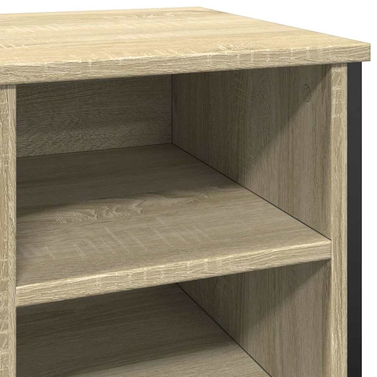 vidaXL Παπουτσοθήκη Sonoma Δρυς 90x38x61,5 εκ. από Επεξεργασμένο Ξύλο