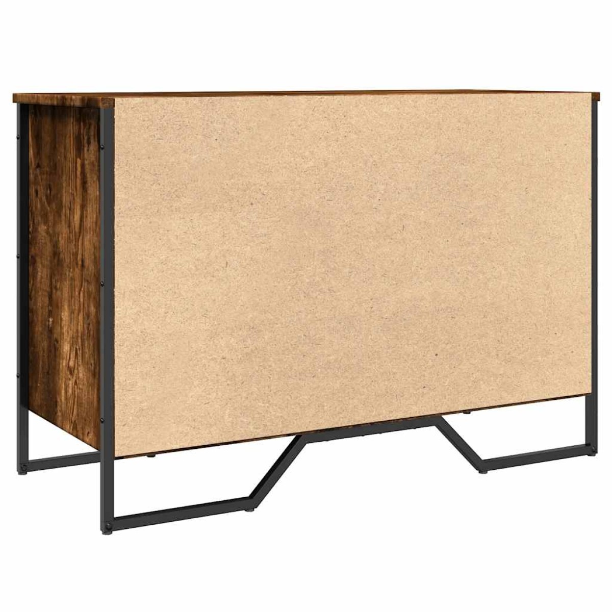 vidaXL Παπουτσοθήκη Καπνιστή Δρυς 90x38x61,5εκ. από Επεξεργασμένο Ξύλο