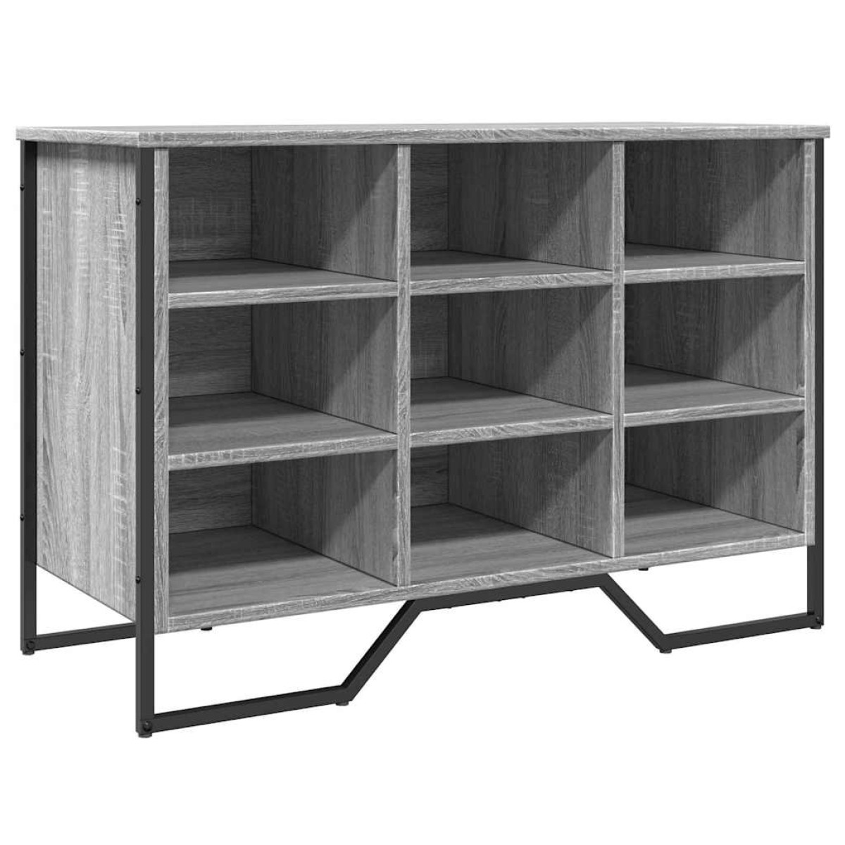 vidaXL Παπουτσοθήκη Γκρι Sonoma 90x38x61,5 εκ. από Επεξεργασμένο Ξύλο