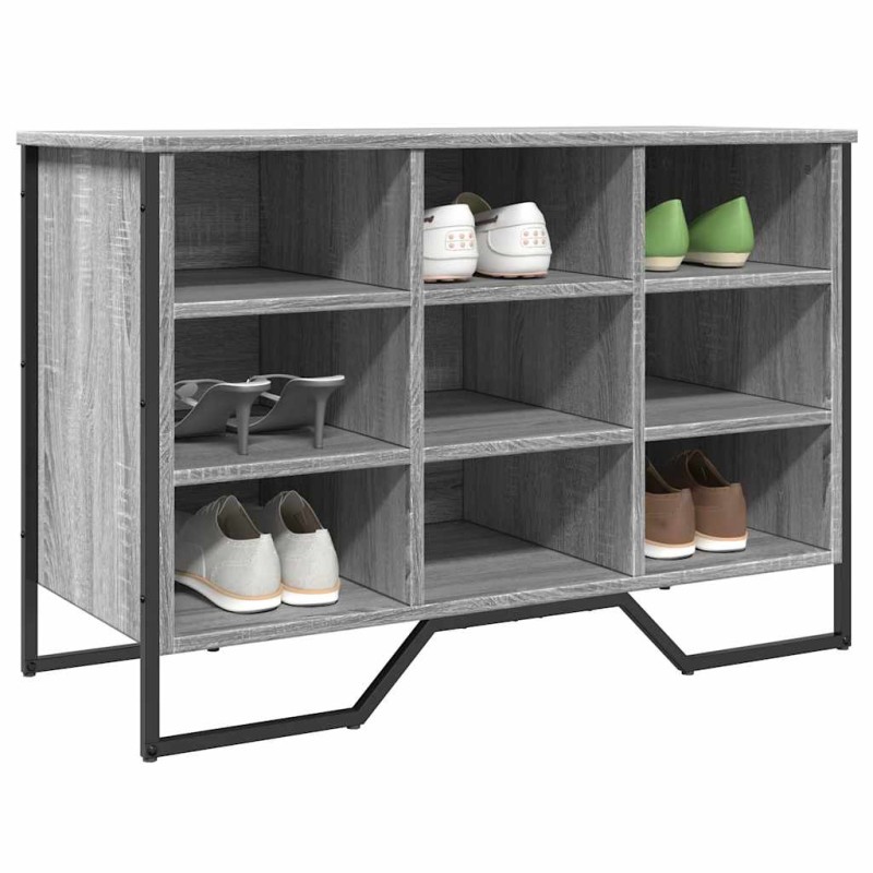 vidaXL Παπουτσοθήκη Γκρι Sonoma 90x38x61,5 εκ. από Επεξεργασμένο Ξύλο
