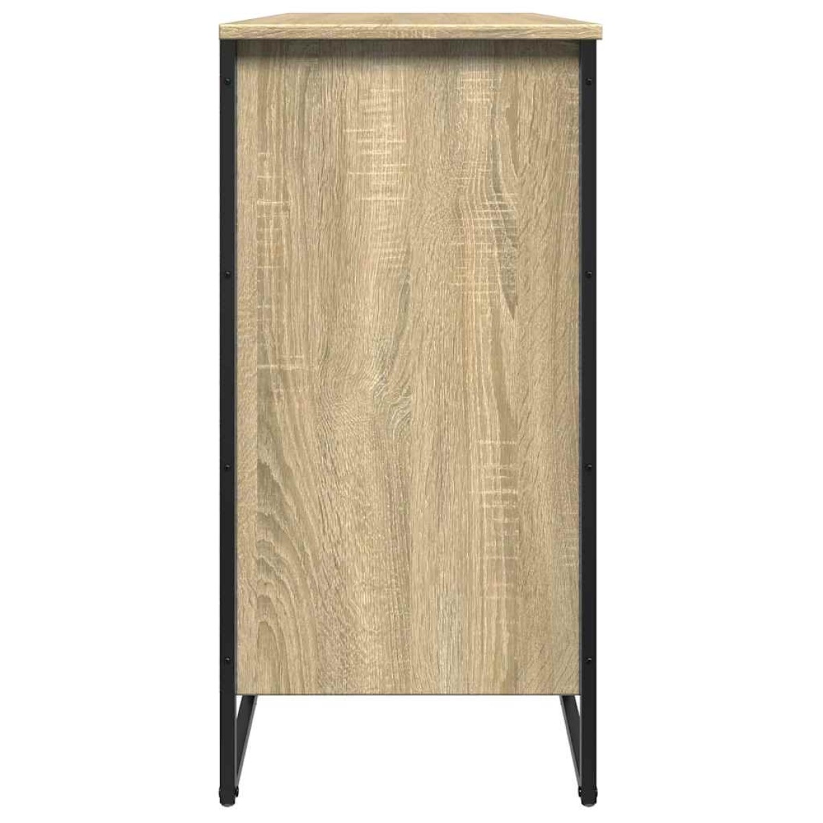vidaXL Παπουτσοθήκη Sonoma Δρυς 80x38x78 εκ. από Επεξεργασμένο Ξύλο