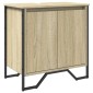 vidaXL Ντουλάπι Νιπτήρα Μπάνιου Sonoma Δρυς 60x35x60 εκ. Επεξ. Ξύλο