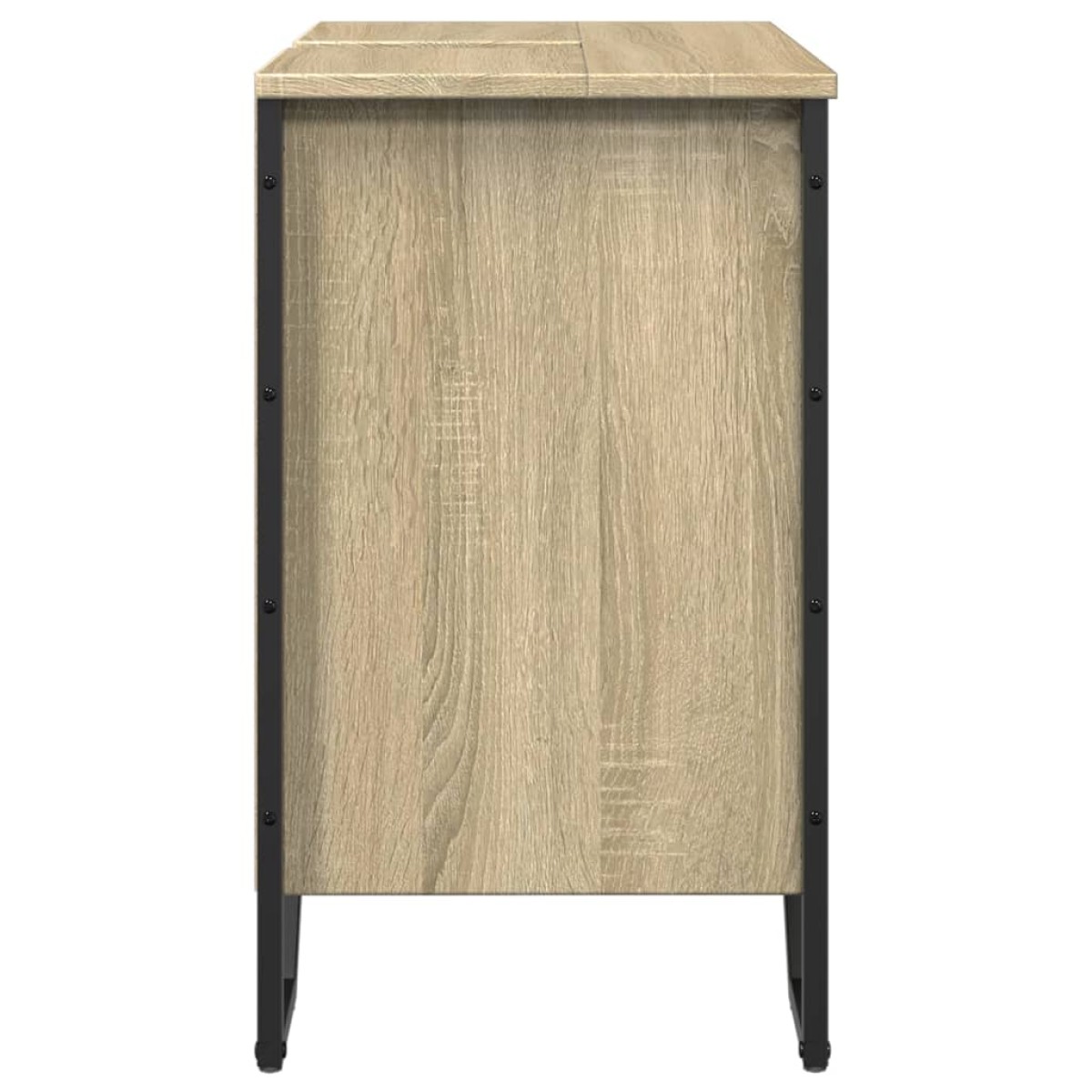 vidaXL Ντουλάπι Νιπτήρα Μπάνιου Sonoma Δρυς 60x35x60 εκ. Επεξ. Ξύλο