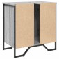 vidaXL Ντουλάπι Νιπτήρα Μπάνιου Γκρι Sonoma 60x35x60 εκ. Επεξ. Ξύλο