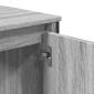 vidaXL Ντουλάπι Νιπτήρα Μπάνιου Γκρι Sonoma 60x35x60 εκ. Επεξ. Ξύλο