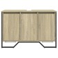 vidaXL Ντουλάπι Νιπτήρα Μπάνιου Sonoma Δρυς 91x35x60 εκ. Επεξ. Ξύλο