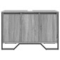 vidaXL Ντουλάπι Νιπτήρα Μπάνιου Γκρι Sonoma 91x35x60 εκ. Επεξ. Ξύλο
