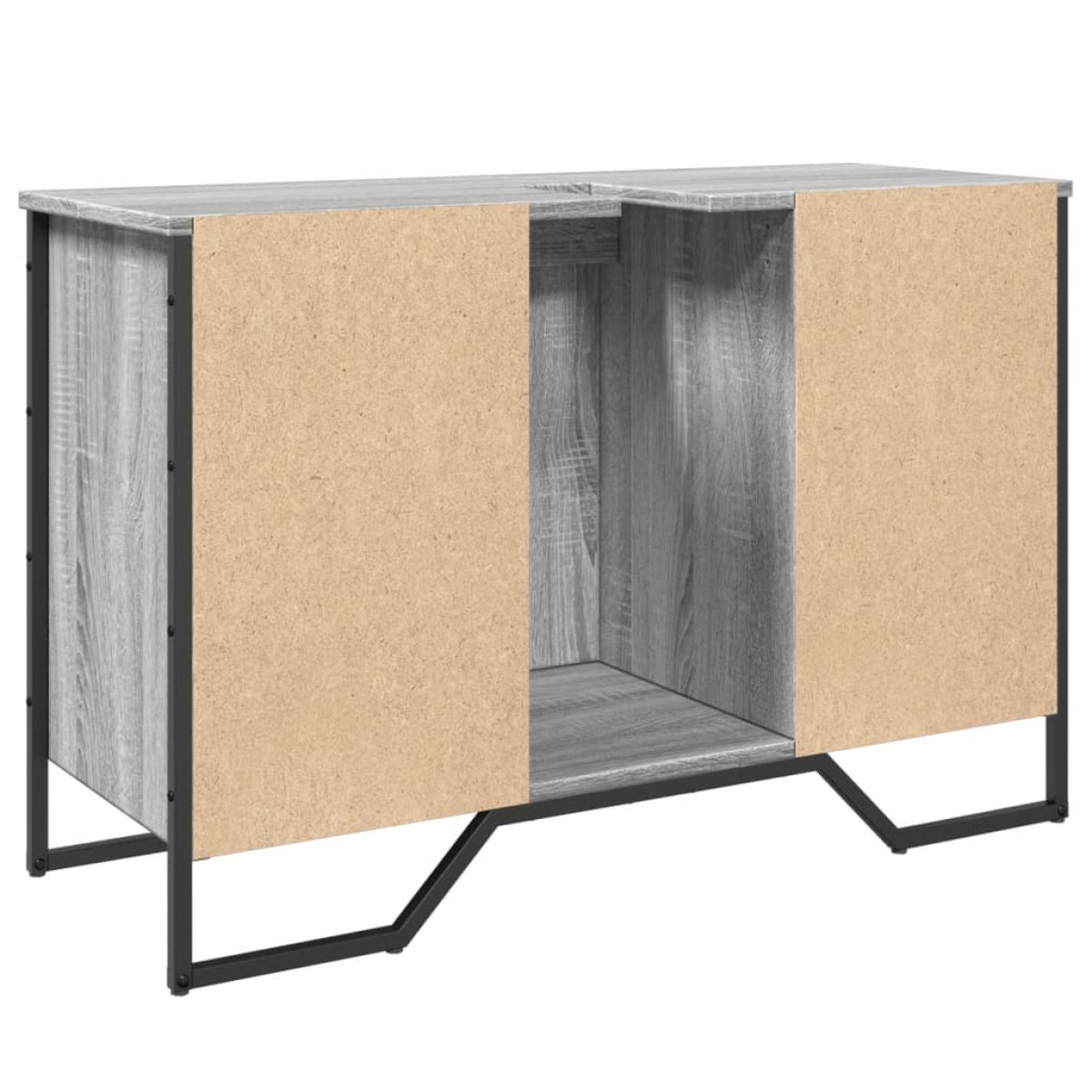 vidaXL Ντουλάπι Νιπτήρα Μπάνιου Γκρι Sonoma 91x35x60 εκ. Επεξ. Ξύλο