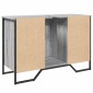 vidaXL Ντουλάπι Νιπτήρα Μπάνιου Γκρι Sonoma 91x35x60 εκ. Επεξ. Ξύλο
