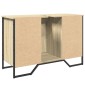 vidaXL Ντουλάπι Νιπτήρα Μπάνιου Sonoma Δρυς 91x35x60 εκ. Επεξ. Ξύλο