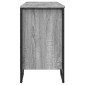 vidaXL Ντουλάπι Νιπτήρα Μπάνιου Γκρι Sonoma 91x35x60 εκ. Επεξ. Ξύλο