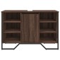 vidaXL Ντουλάπι Νιπτήρα Μπάνιου Καφέ Δρυς 91x35x60 εκ. Επεξ. Ξύλο