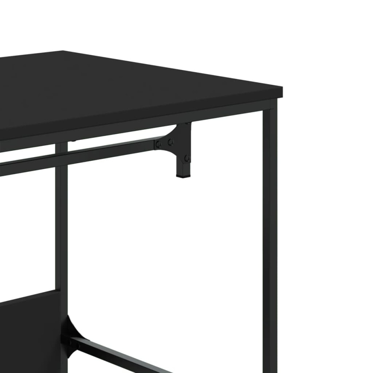 vidaXL Ντουλάπα Μαύρη 90 x 50 x 180 εκ. από Επεξ. Ξύλο