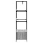 vidaXL Ντουλάπα Γκρι Sonoma 90x50x180 εκ. από Επεξεργασμένο Ξύλο