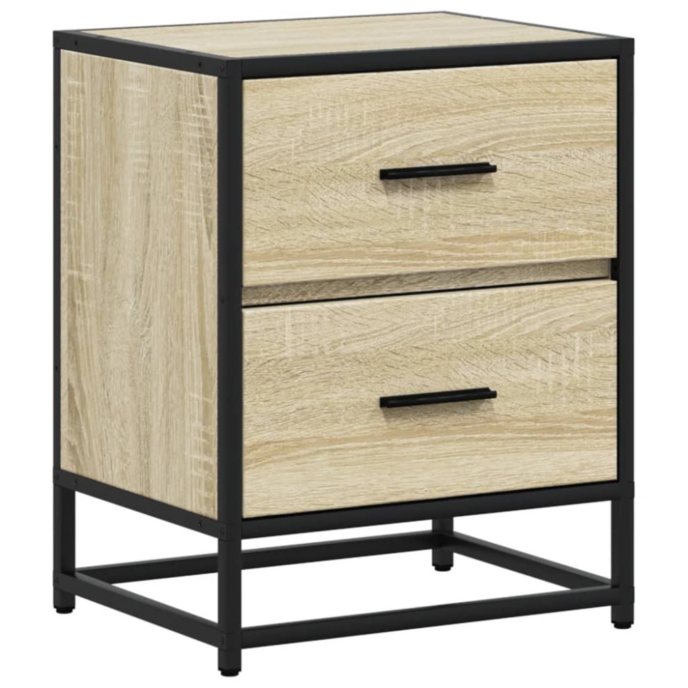 vidaXL Κομοδίνα Sonoma Δρυς 40x31x50 εκ. Επεξεργασμένο Ξύλο