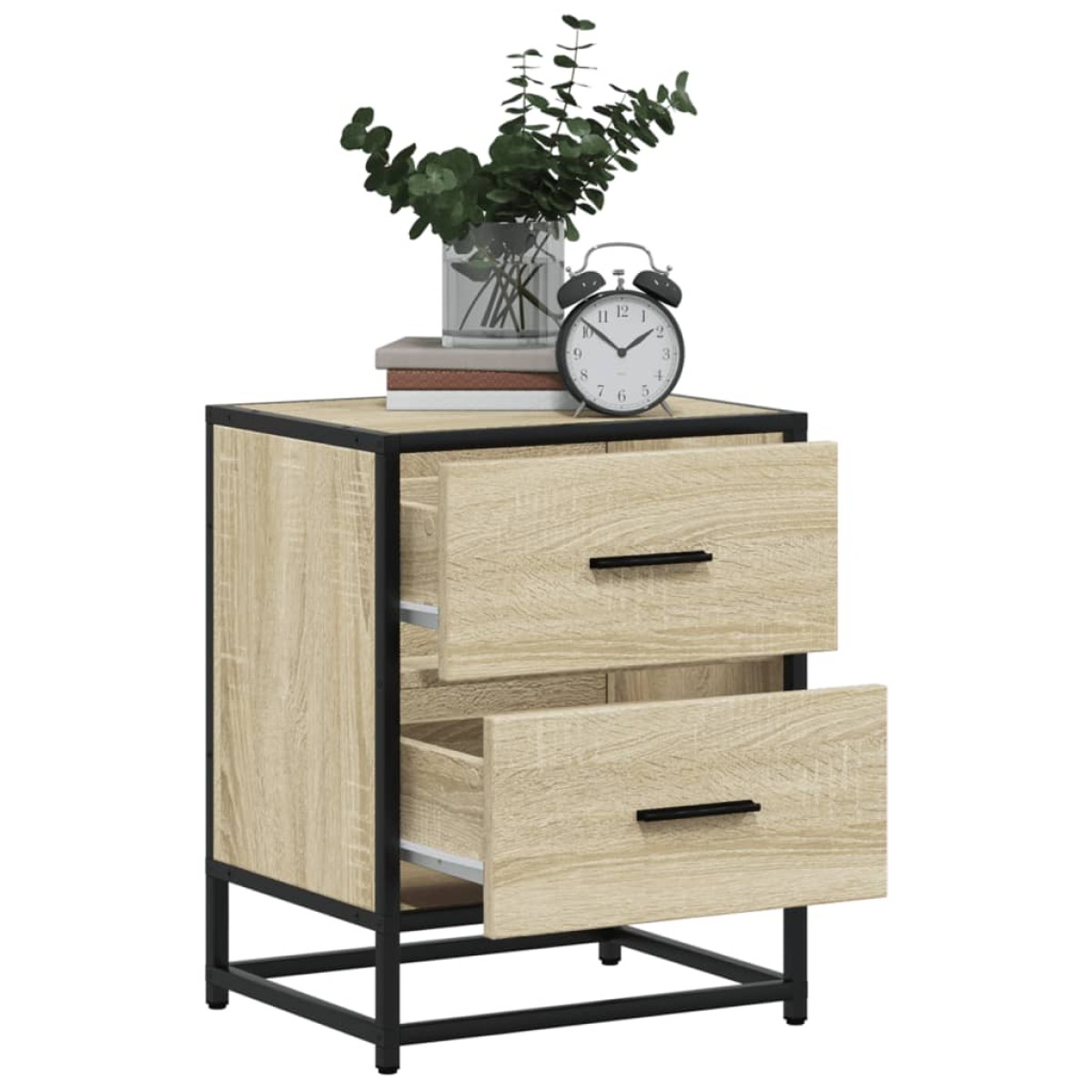 vidaXL Κομοδίνα Sonoma Δρυς 40x31x50 εκ. Επεξεργασμένο Ξύλο