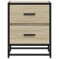 vidaXL Κομοδίνα Sonoma Δρυς 40x31x50 εκ. Επεξεργασμένο Ξύλο